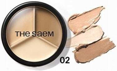 The Saem Concealer Concealer Palette 02 Contour Beige