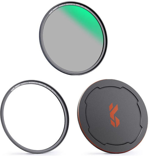 K&F Concept Φίλτρo CPL / HD / Filter Adapter / PL / Έγχρωμο Διαμέτρου 62mm για Φωτογραφικούς Φακούς