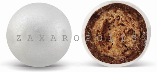 Zaxaropolis Crispy in Form von Rund mit Geschmack von Schokolade Weiß 800gr