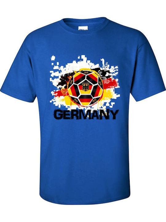 Gildan Kinder-T-Shirt Blaues Roulette
