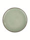 Kutahya Porselen Mood Plate Desert made of Porcelain Green with Diameter 15cm