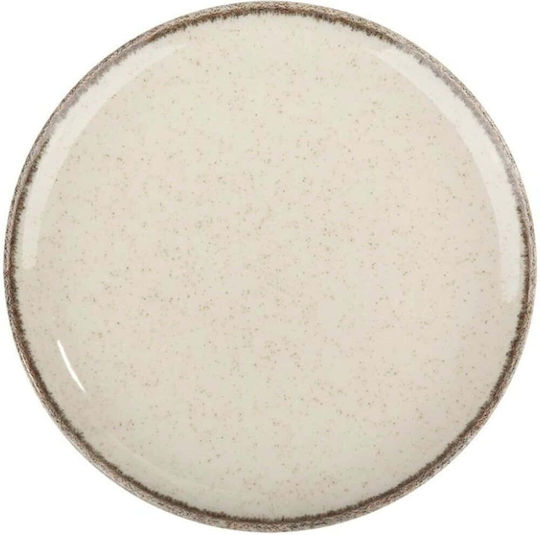 Kutahya Porselen Mood Plate Desert made of Porcelain Beige with Diameter 15cm