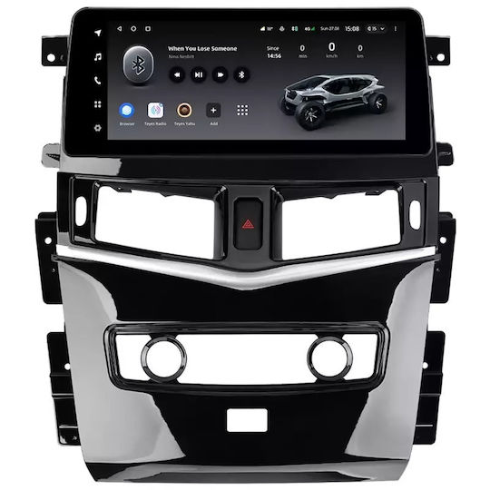 Teyes Sistem Audio Auto pentru Skoda Rapid Nissan Patrula 2010-2020 (Bluetooth/USB/WiFi/GPS/Apple-Carplay/Android-Auto/Partitură) cu Ecran Tactil 12.3"