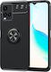 Rotating 360 Full Cover Metallic Black (Vivo Y21)