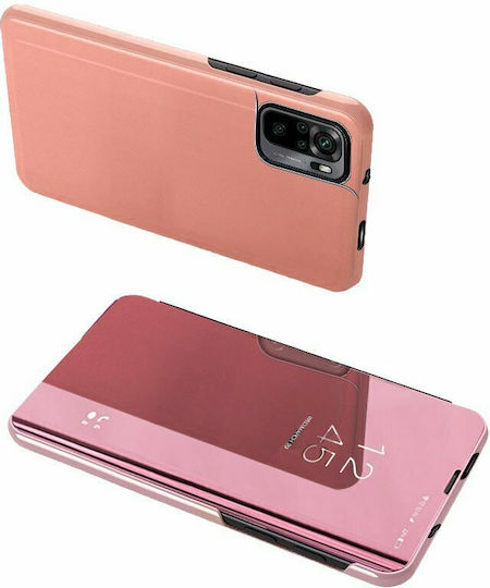 TingYR Buchen Sie Kunststoff / Synthetisches Leder Rosa (Poco M4 Pro 5G / Redmi Note 11s 5G)