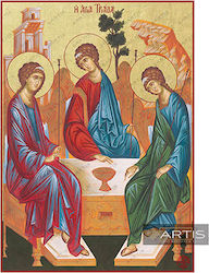 Artis Gilding & Restoring Αγίας Τριάδα Ελληνική Ορθόδοξη Επιχρυσωμένη Εικόνα 14 X 19 Cm Artis Gilding & Restoring Αγίας Τριάδα Ελληνική Ορθόδοξη Επιχρυσωμένη Εικόνα 14 X 19 Cm