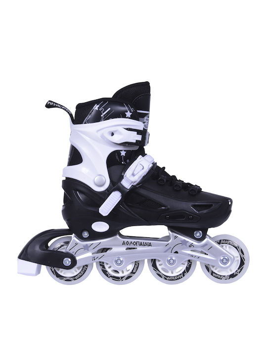 Αθλοπαιδιά Inline Αυξομειούμενα Rollers Μαύρα Ε...