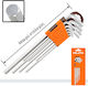 Hojita Hjkh1291 Collection Cr-v Long Allen Wrenches 1.5mm 10.0mm Set 9 Pieces