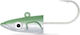 Μολυβοκεφαλές Fiiish Crazy Sand Eel No1 Jigheads Cse217 Off Shore 10gr Pearl Green