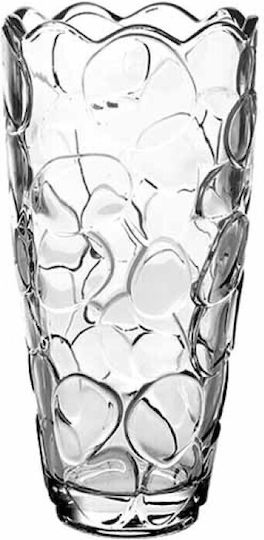Homestyle Stein Vase Grau 8xH20cm