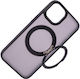 Jaym Case Magsafe iPhone 15 Pro Max Antischock Drehbarer Ring Lila