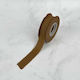 Cotton Ribbon Frayed 25mmx10m Chocolate