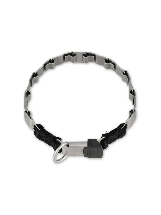 Sprenger Collars Necktech Fun Clicklock – Stainless Steel Matt Μεταλλικό Κολάρο Σκύλους Επίπεδους Κρίκους Ανοξείδωτο Ατσάλι Ματ 60cm