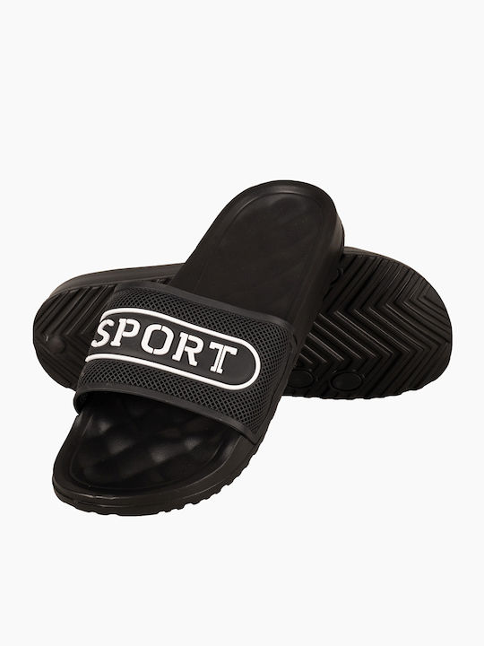 The Shoemart Men's Slides Black