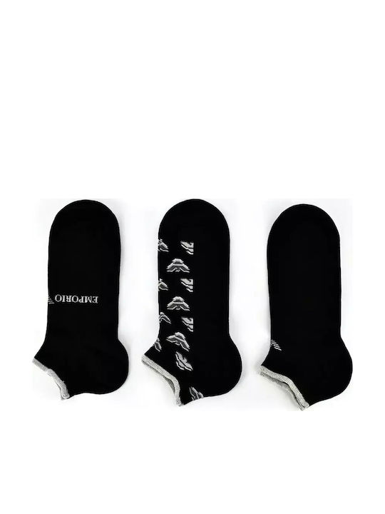 Emporio Armani Ανδρικές Κάλτσες Μαύρο 3Pack