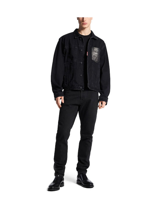 Dsquared2 Cool Guy Ανδρικό Παντελόνι Τζιν Slim Fit Straight Μαύρο Dsquared2 Cool Guy Ανδρικό Παντελόνι Τζιν Slim Fit Straight Μαύρο