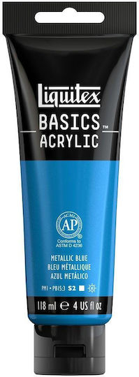 Liquitex Basics 118ml Acrylic 341 Metallic Blue