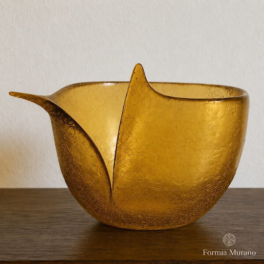 Galifas Decorative Bowl Yellow 25x21x2cm