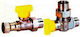 Ball Gas Valve Angle 1/2 Thermal Protection Valve Din En 331