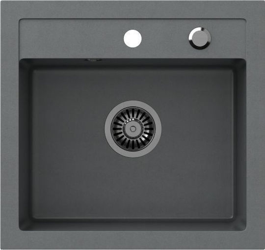 Steiner Ένθετος Inox με Μπαταρία Μ50xΠ47cm Γκρι