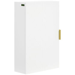 Kleankin Badezimmerschrank B40xT15xH60cm Weiß