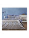 Dimcol Sheet Sets Queen 240x270cm. 604 Grey-blue 4pcs