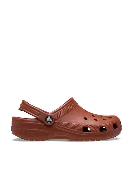 Crocs Classic Γυναικεία Ανατομικά Σαμπό Μπορντό