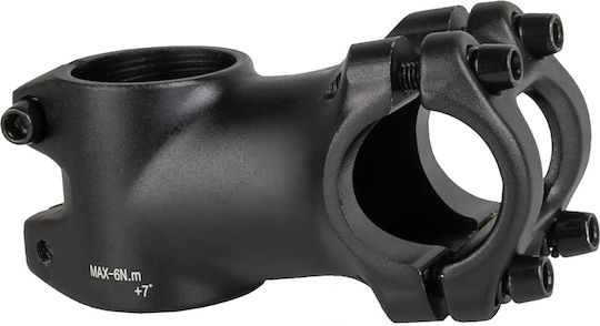 Bicycle Handlebar Stem M-wave St-m3.3 Ahead 25.4'' 1 1/8'' 60mm Black Matte Bulk