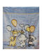 Sunshine Κουβέρτα Αγκαλιάς & Λίκνου Βελουτέ Μπλε 110x140εκ.