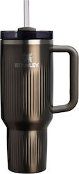 Stanley Quencher H2.O Fluted 1.18lt Gunmetal Shine Stanley Quencher H2.O Fluted 1.18lt Gunmetal Shine