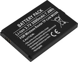 Baterie Avizar Pentru Router Tp-link M5350 Li-ion 3.7v 2000mah 7.4wh Neagră Baterie Avizar Pentru Router Tp-link M5350 Li-ion 3.7v 2000mah 7.4wh Neagră