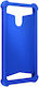 Universal Faux-leather Shock Absorbing Case 5.3" 5.5" Smartphones – Blue