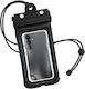 Avizar Waterproof Case Phone Up To 6.8 Inches Touch Adjustable Cord Black