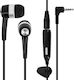Stereo Headphones Hands Free 2.5mm Jack Nokia Mobiles Black
