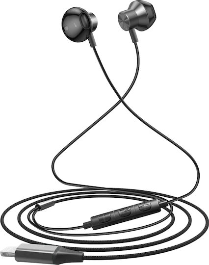 Linq Wired Earphones Lightning Semi-intra-auicular Black