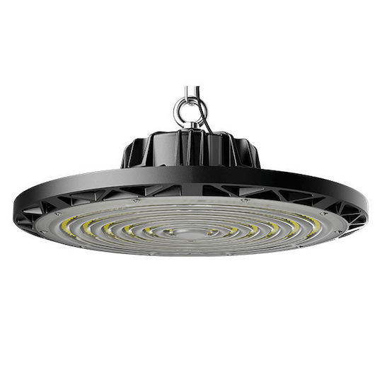 Elmark Bern Φωτιστικό Καμπάνα 150W Ψυχρό Λευκό 24000lm με Ενσωματωμένο LED Μαύρο