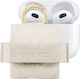 Ideal Sweden Mini Bag Airpods 3 Model Flo Textured Zebra Carabiner Beige
