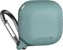 Husă Catalyst pentru AirPods 4 Impermeabilă IPX6 cu Carabină Verde