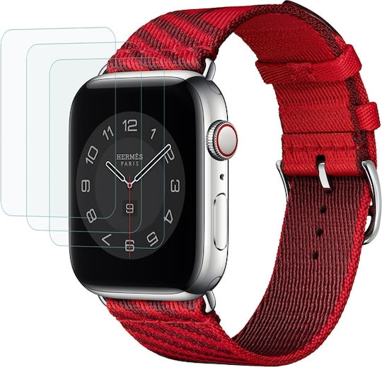 Eko Pack 3 Gehärtete Glasbildschirmschutzfolien für Apple Watch 38mm Transparent