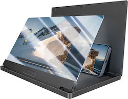 Avizar 12-inch Screen Amplifier Smartphone Hd Lens Black
