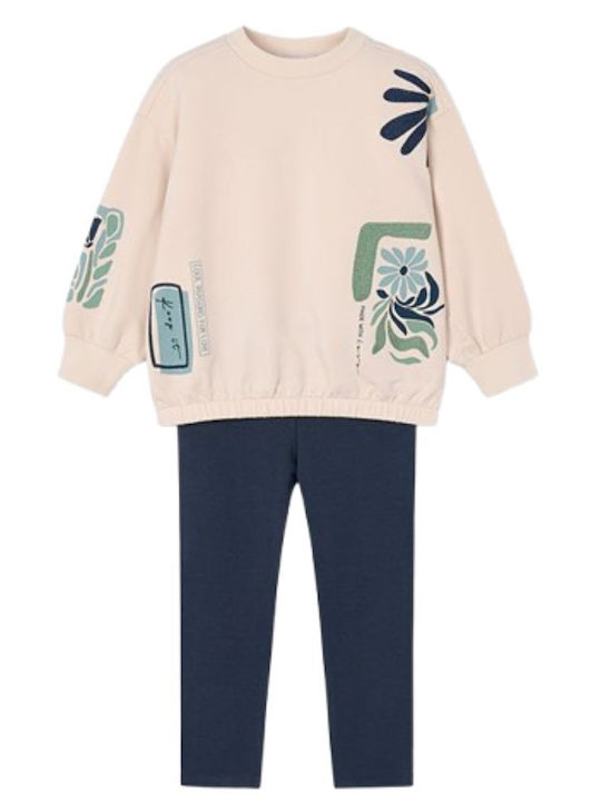 Kinder-Set mit Leggings Winter 2Stück Blue