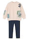 Kinder-Set mit Leggings Winter 2Stück Blue