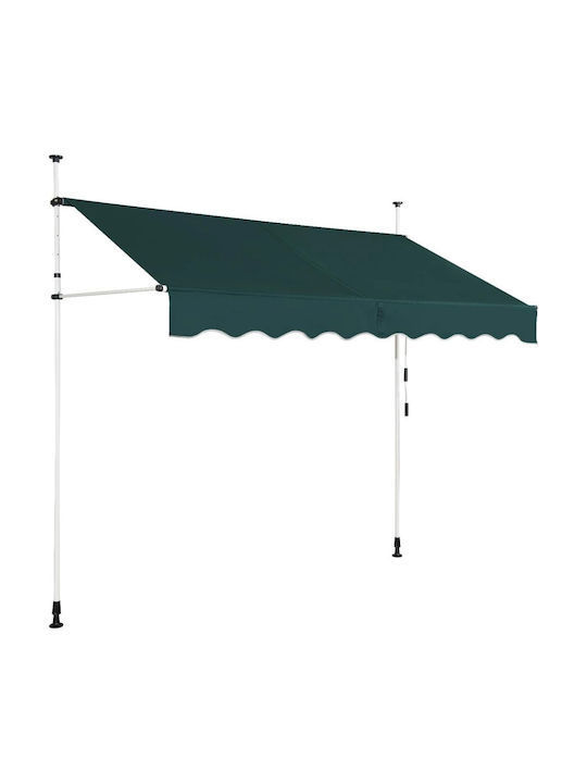 Costway Cort Terasă Verde x1.9m