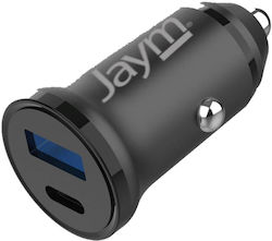 Jaym 30w Usb-a Qc Usb-c Pd Fast Car Charger Black Jaym 30w Usb-a Qc Usb-c Pd Fast Car Charger Black