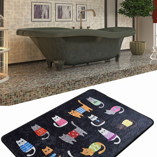 Conceptum Hypnose Covoare de baie Black-multi 60x90cm