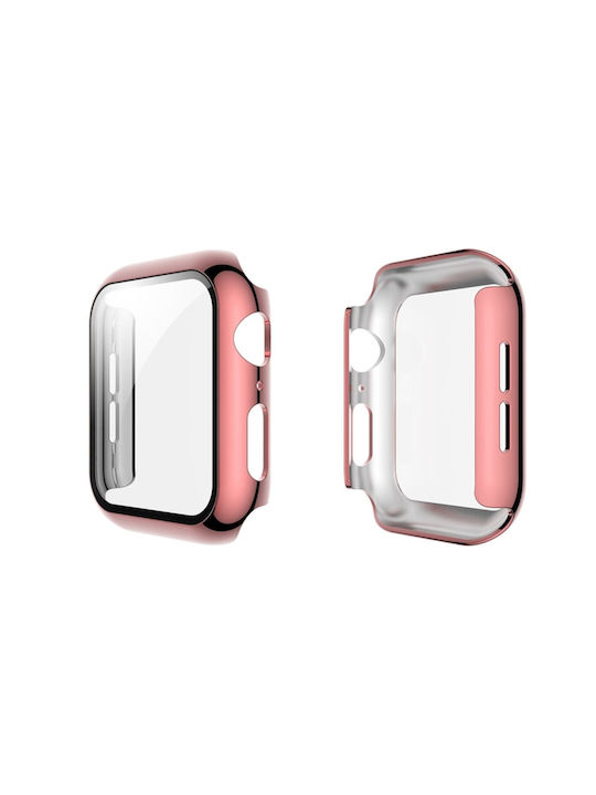 Eko Full Cover Căști Purtabile Apple Watch 38mm Protecție Ecran Din Sticlă Călită Roz