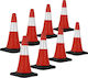 ECD Germany Plastic Cone Red W51xH51cm