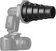 Falcon Eyes Snoot Grid Hot Shoe Flash Universal Adapter