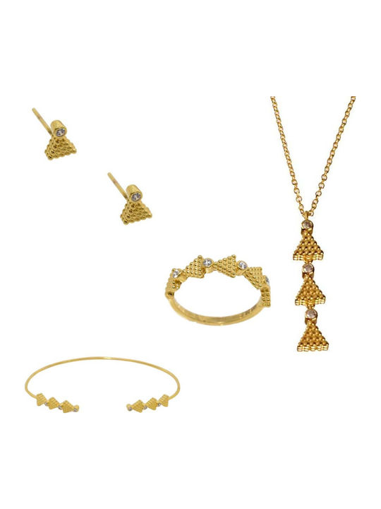 Gatsa Jewelry Set Made of 14K Gold Gatsa Jewelry Set Made of 14K Gold