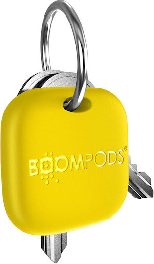 Boompods BOOMTAG Универсален Презареждащ Се Жълт Съвместим С Apple Find My